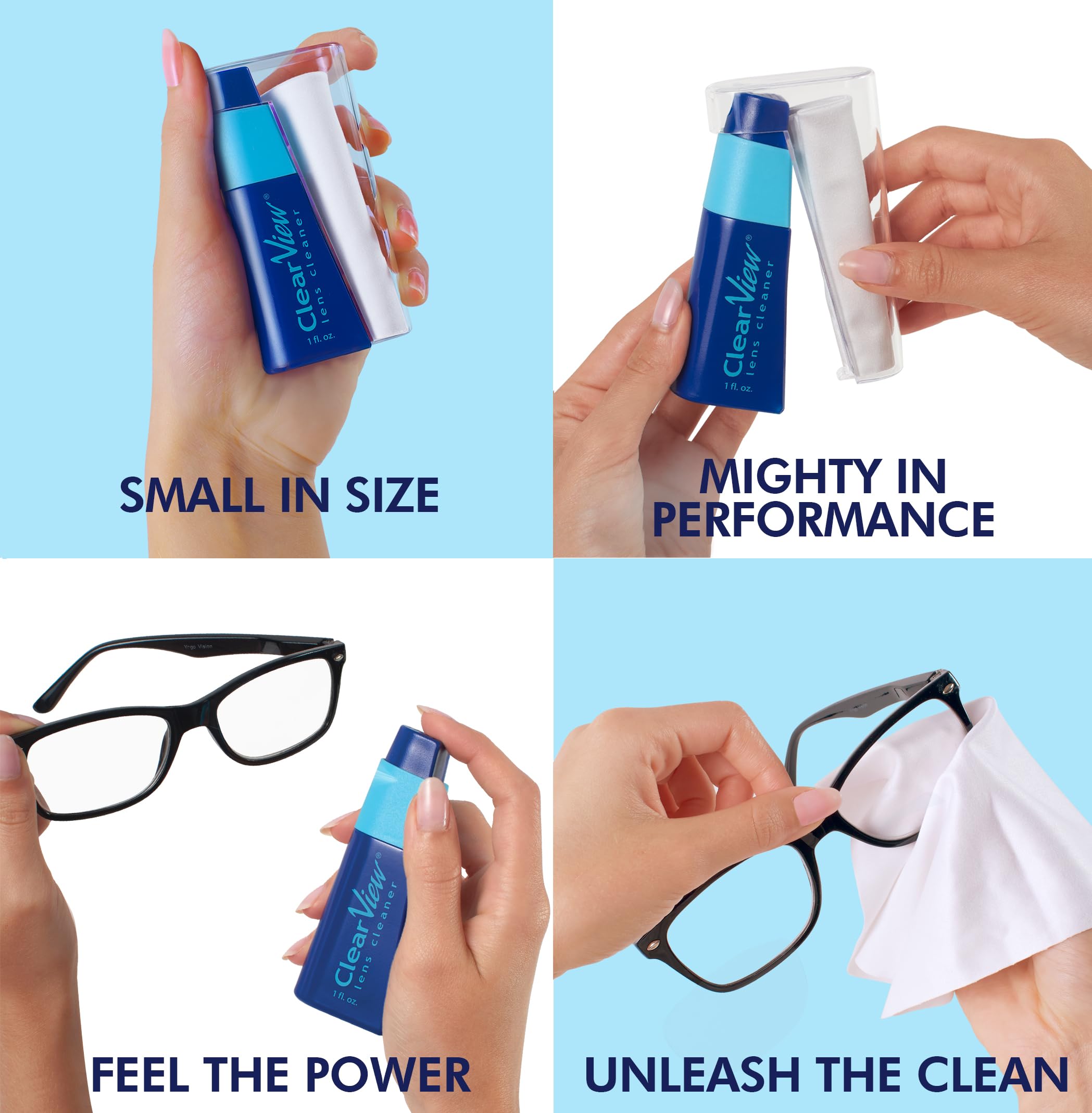 Microfiber cleaning cloth included with the kit