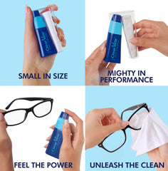Microfiber cleaning cloth included with the kit