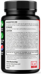 Clear Flux 60 capsules bottle with cap off