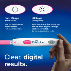 Box packaging of Clearblue Digital Ovulation Test