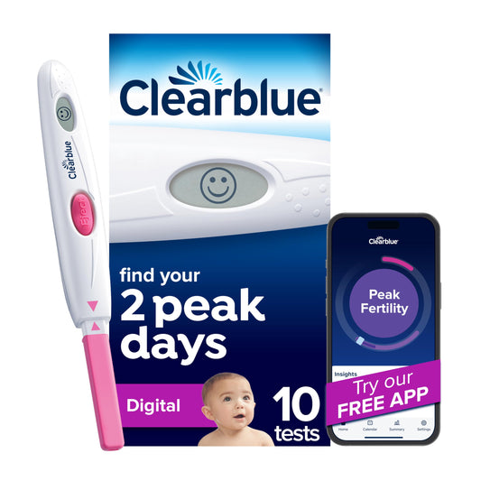 Clearblue Digital Ovulation Test kit with 1 reader and 10 test sticks