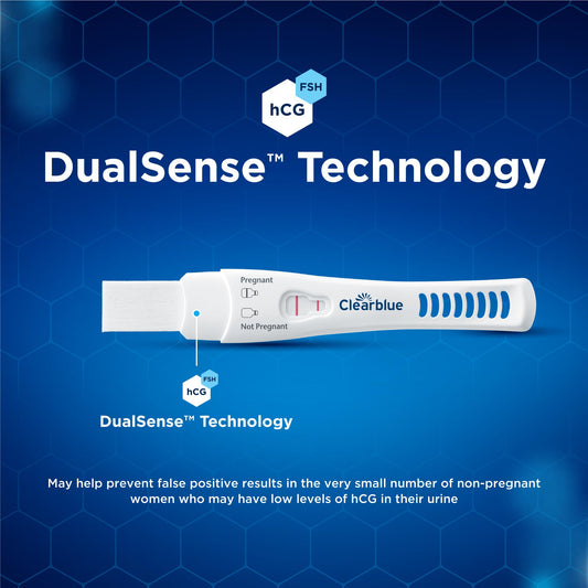 Clearblue Early Detection Pregnancy Test 2 Count back view