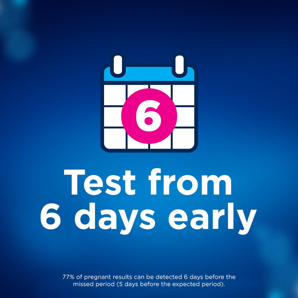 Extra-wide sampling tip on Clearblue test