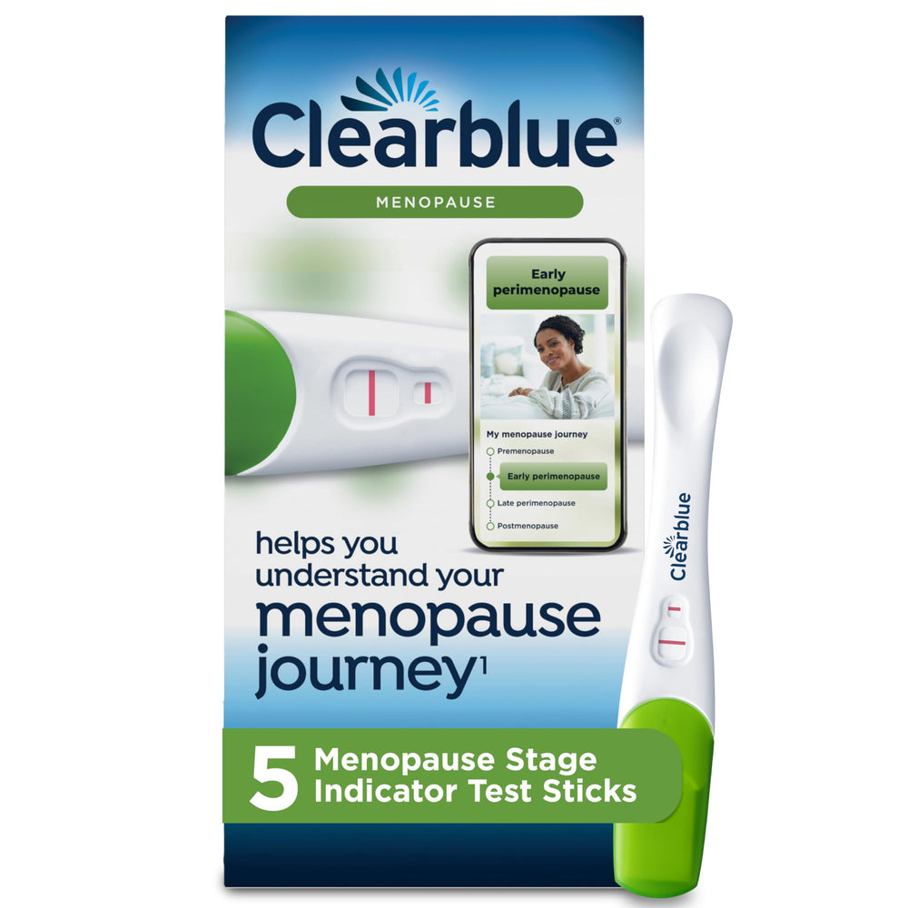 Clearblue menopause stage indicator kit pack for at-home tracking and insights