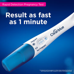 Close-up of Clearblue ovulation test stick 4