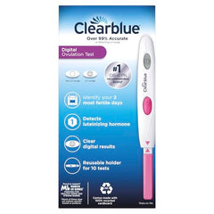 Promotional banner for Clearblue Digital Ovulation Test