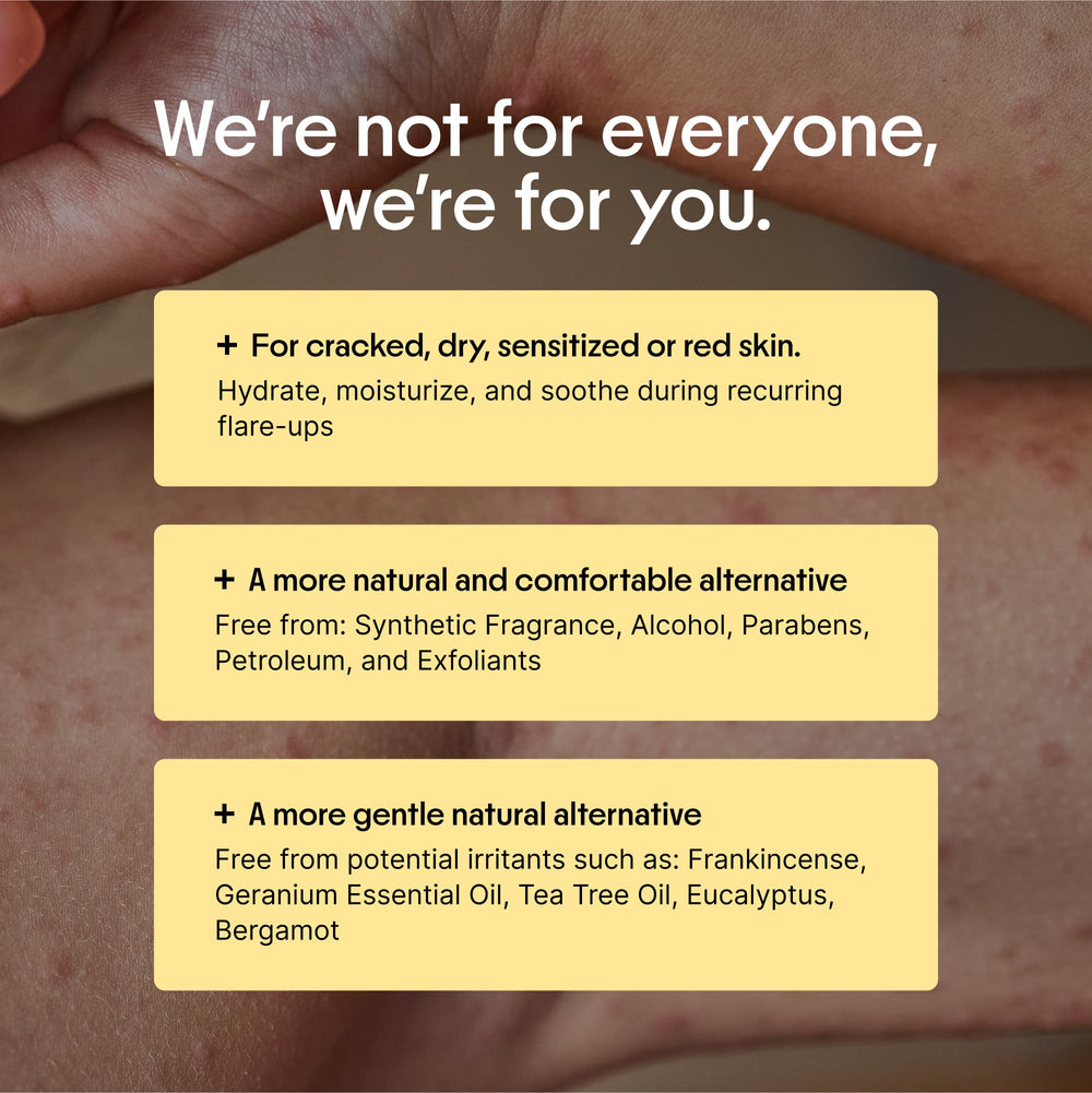 Clearbody Organics Manuka Honey Cream for sensitive skin provides gentle moisturization.