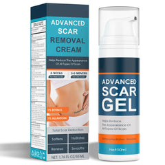 ClearPiny Scar Cream bottle closeup showing advanced silicone formula for smoother scars.
