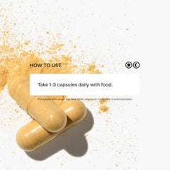 ClearStem MINDBODYSKIN capsules being poured into a hand for daily routine.