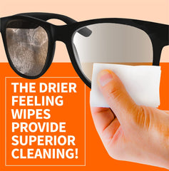 Binoculars ready for cleaning with ClearWipe