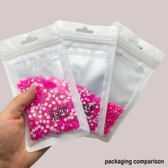 CLEKSPOYE crystal rhinestones neon pink ideal for tumblers and accessories