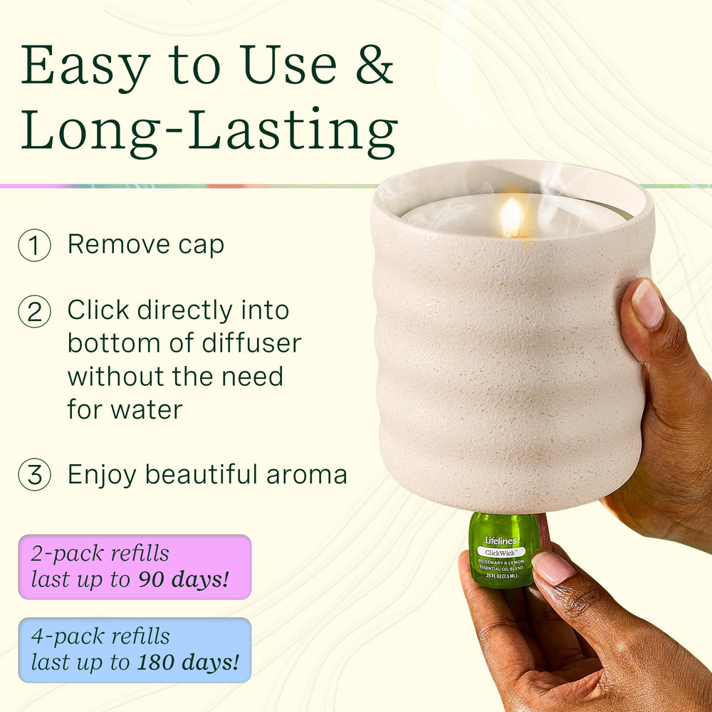 Walk in the Woods blend bottle label from ClickWick Lifelines Discovery Set