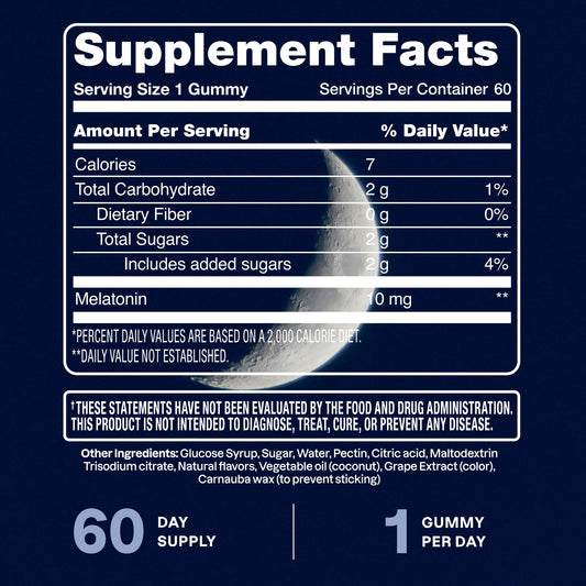 Close-up of Cliganic Melatonin Gummies berry flavor