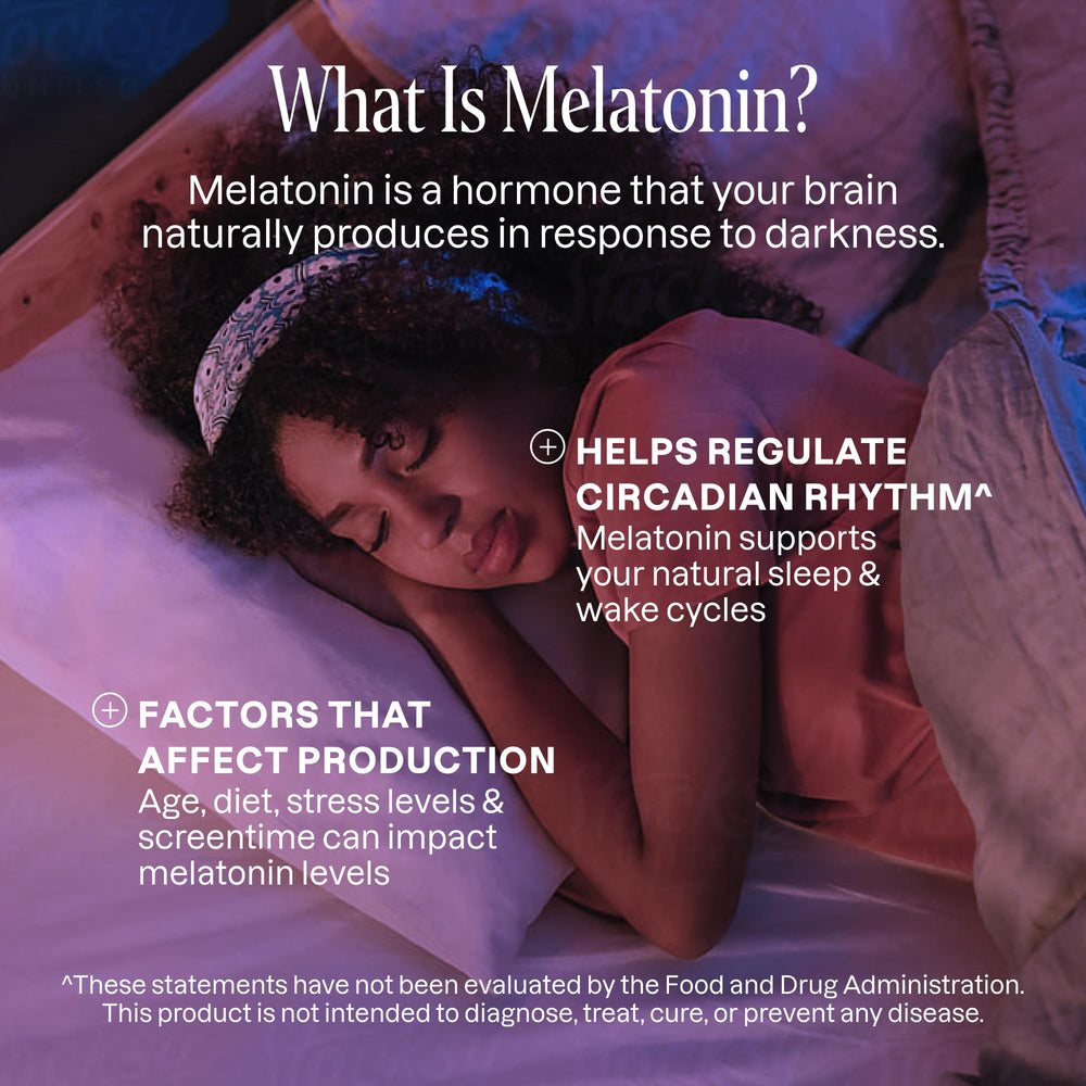 Cliganic Melatonin Gummies label highlighting vegan, non-GMO, kosher