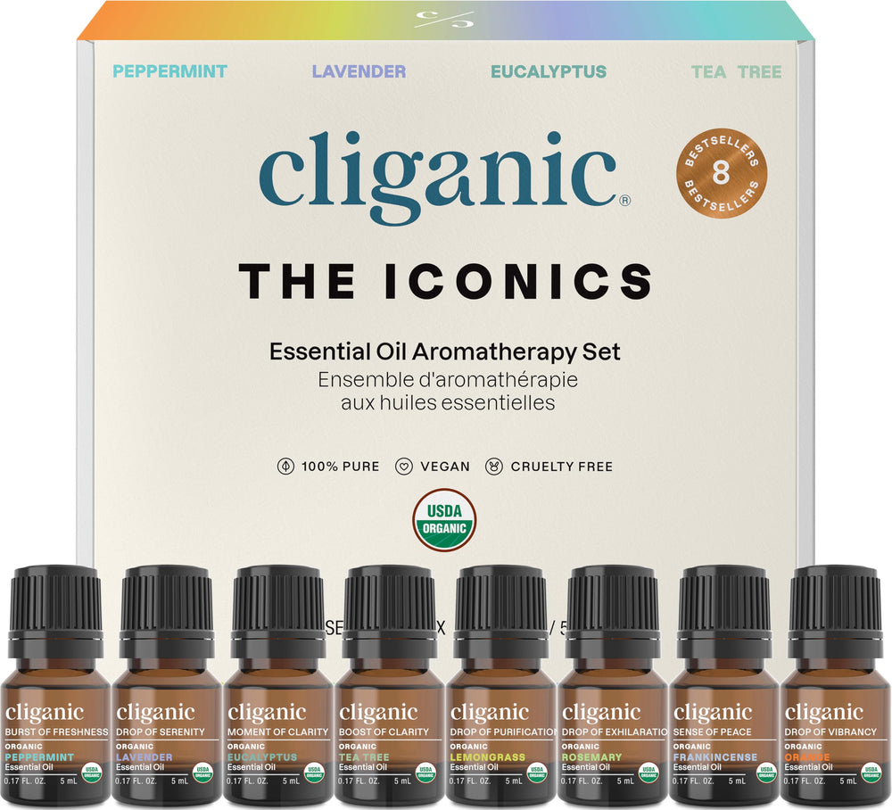 Cliganic Gift Set packaging - Top 8 Iconics