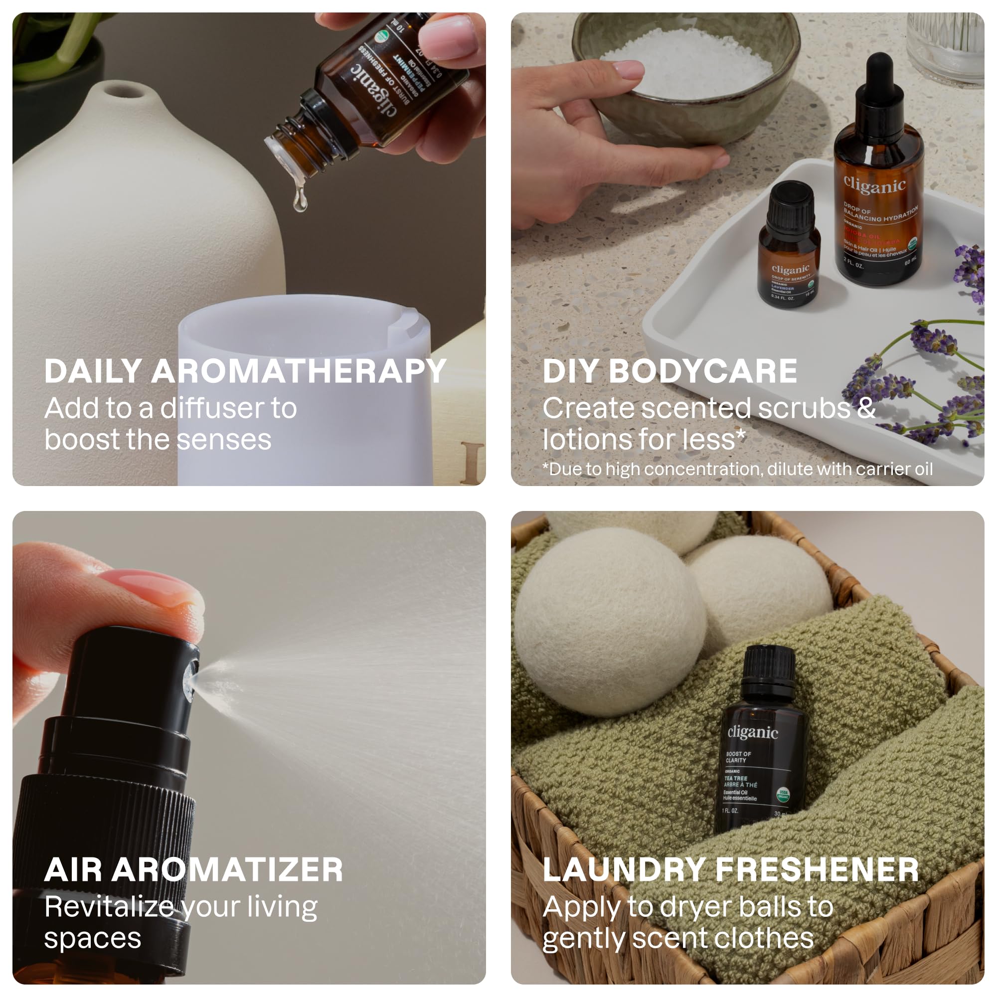 Lemongrass essential oil bottle close-up