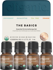 Peppermint essential oil - Cliganic Organic Gift Set