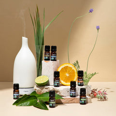 Aromatherapy diffuser with orange essential oil