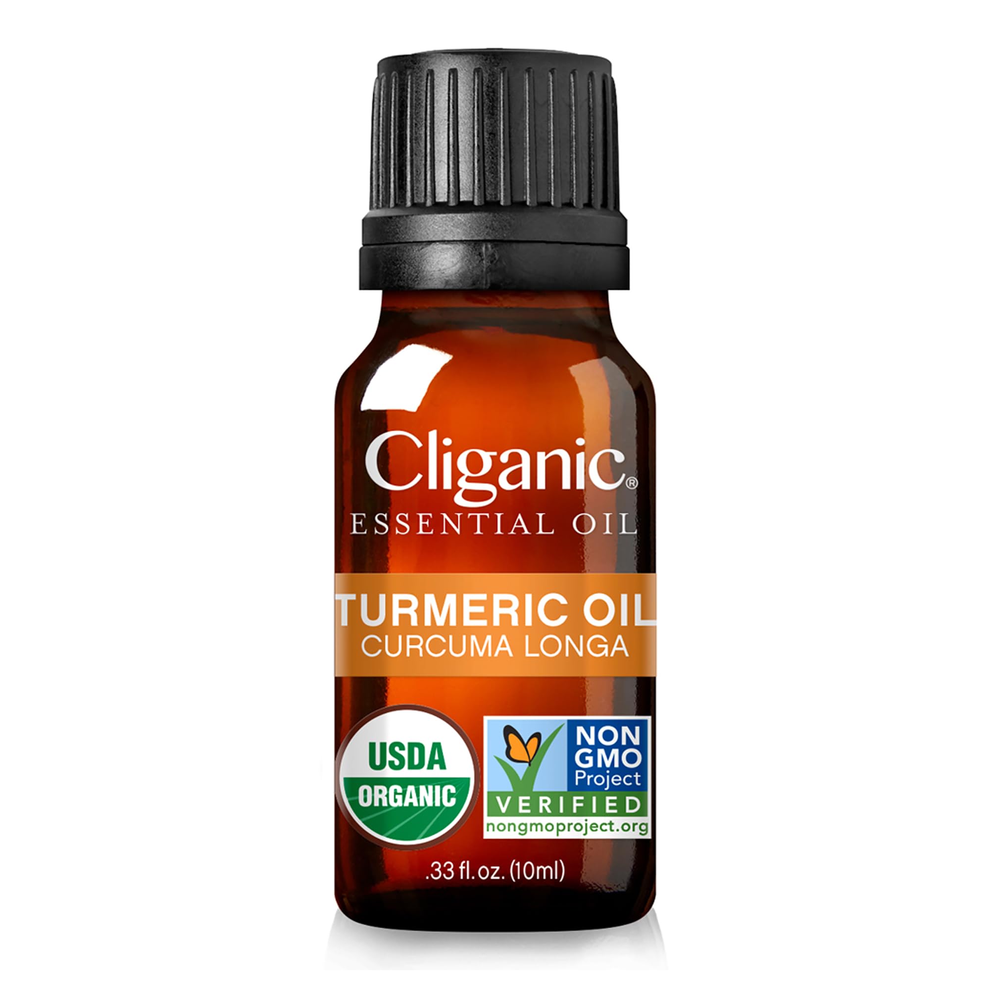Dropper dispensing turmeric essential oil