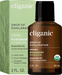 Cliganic Organic Rosemary Essential Oil bottle 2oz