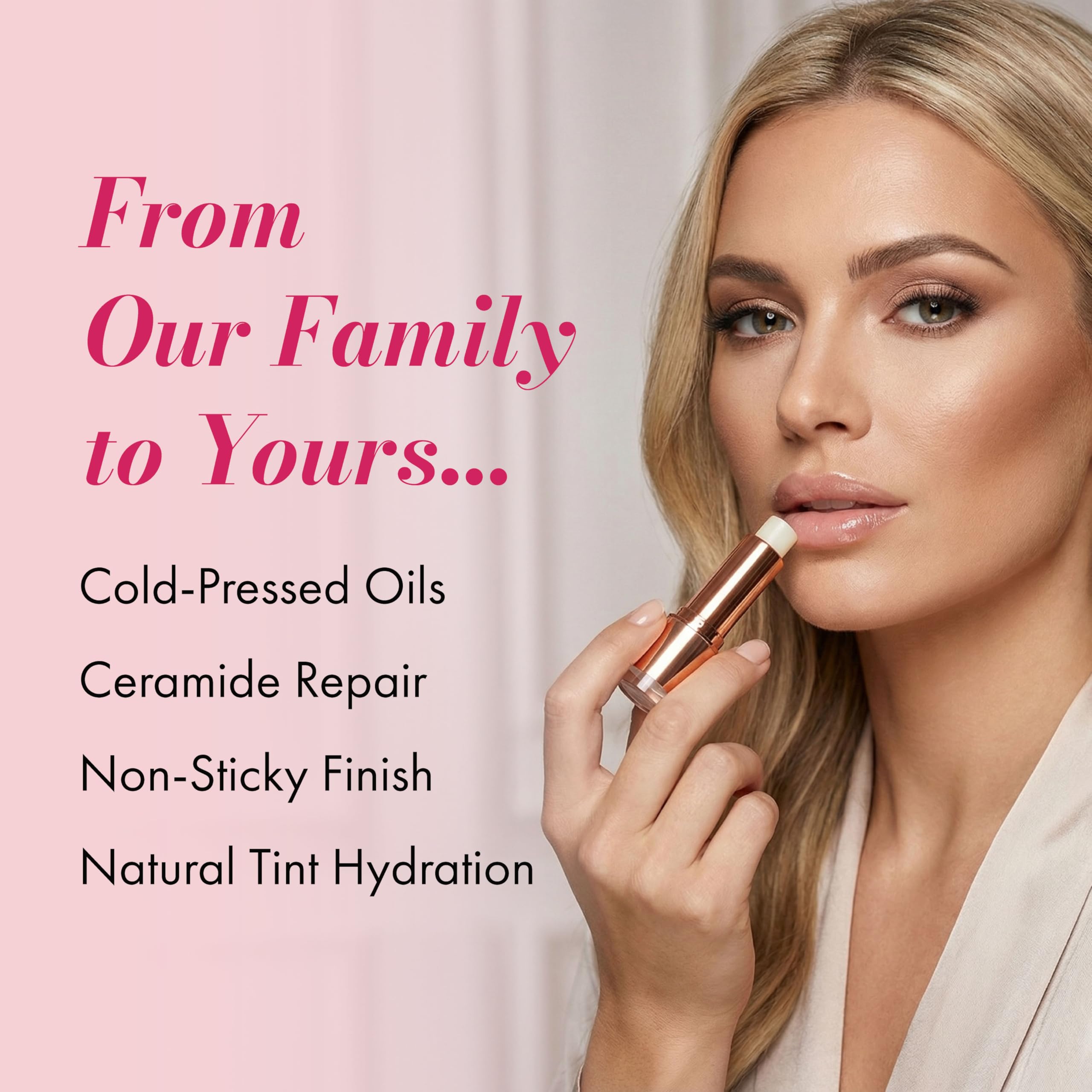 Clinexil Lip Balm clean ingredients visual emphasizes toxin-free formula