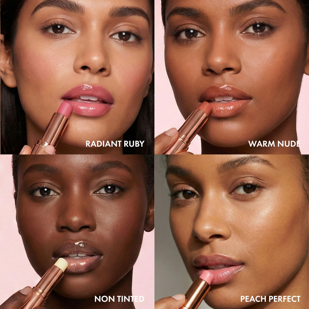 Clinexil Tinted Lip Balm rich texture and comfortable glide close-up.