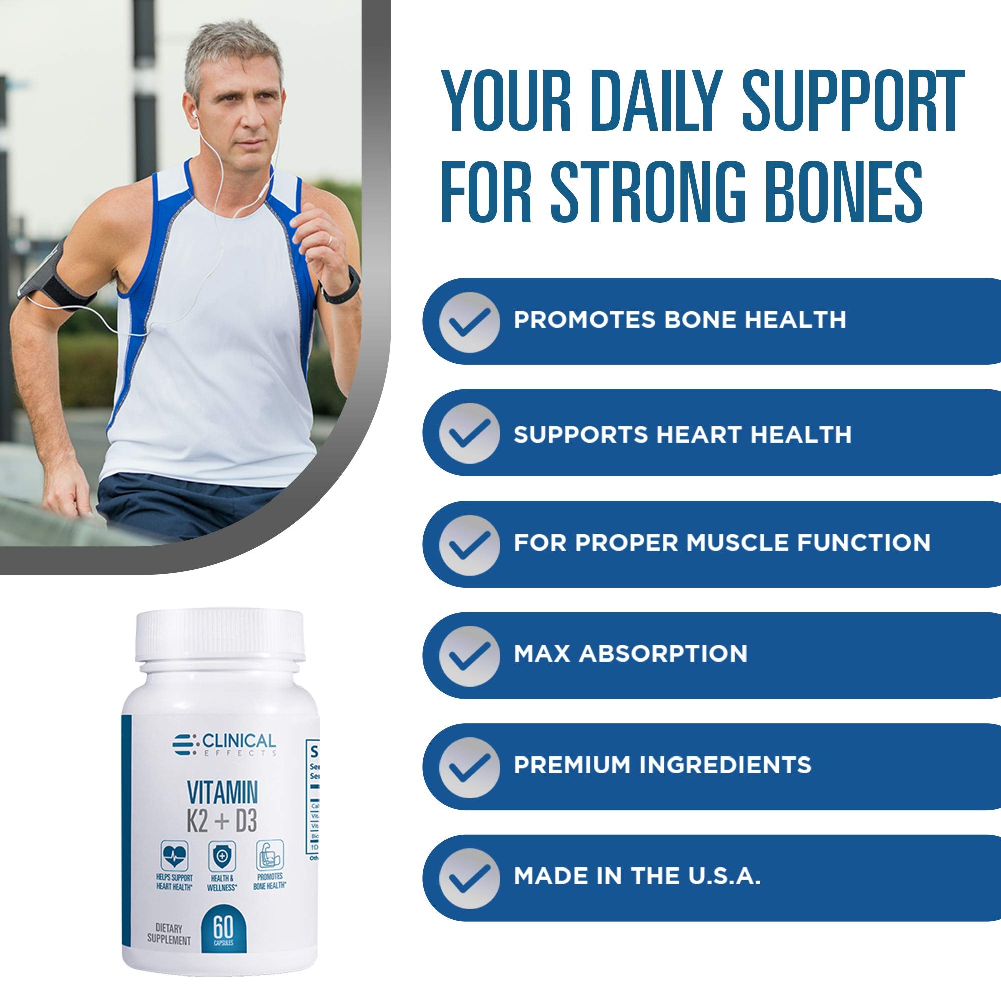 Calcium absorption and heart health messaging on packaging
