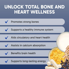 Vitamin K2 + D3 with BioPerine and calcium supplement image