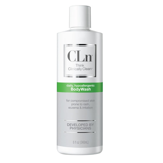 CLn BodyWash 8oz bottle for gentle daily cleansing on sensitive skin