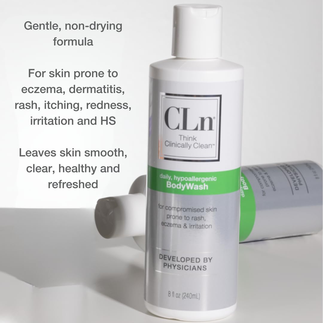 CLn BodyWash free from parabens and SLS for gentle cleansing