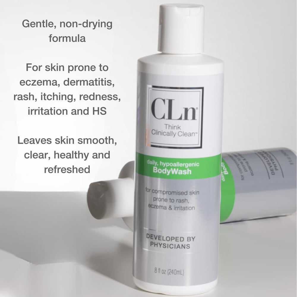 CLn BodyWash free from parabens and SLS for gentle cleansing
