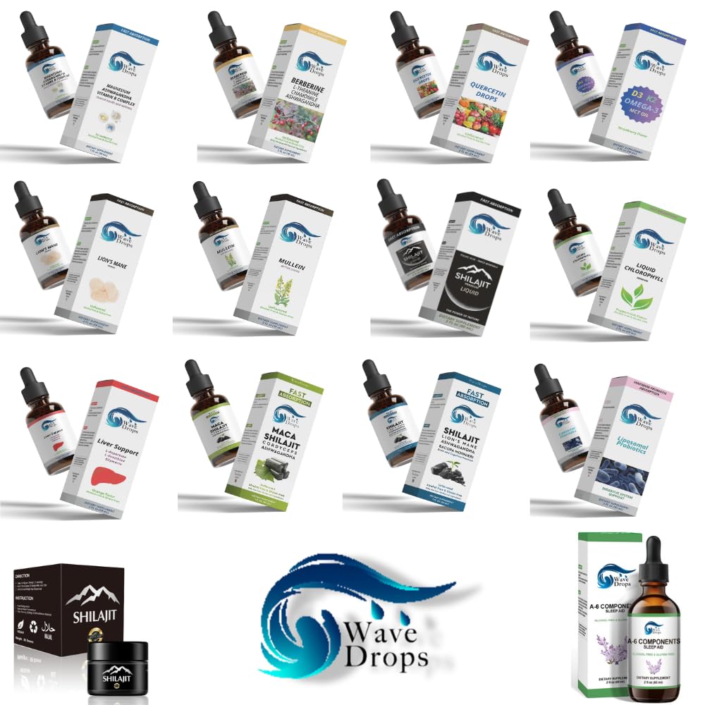 Health and wellness concept with chlorophyll drops