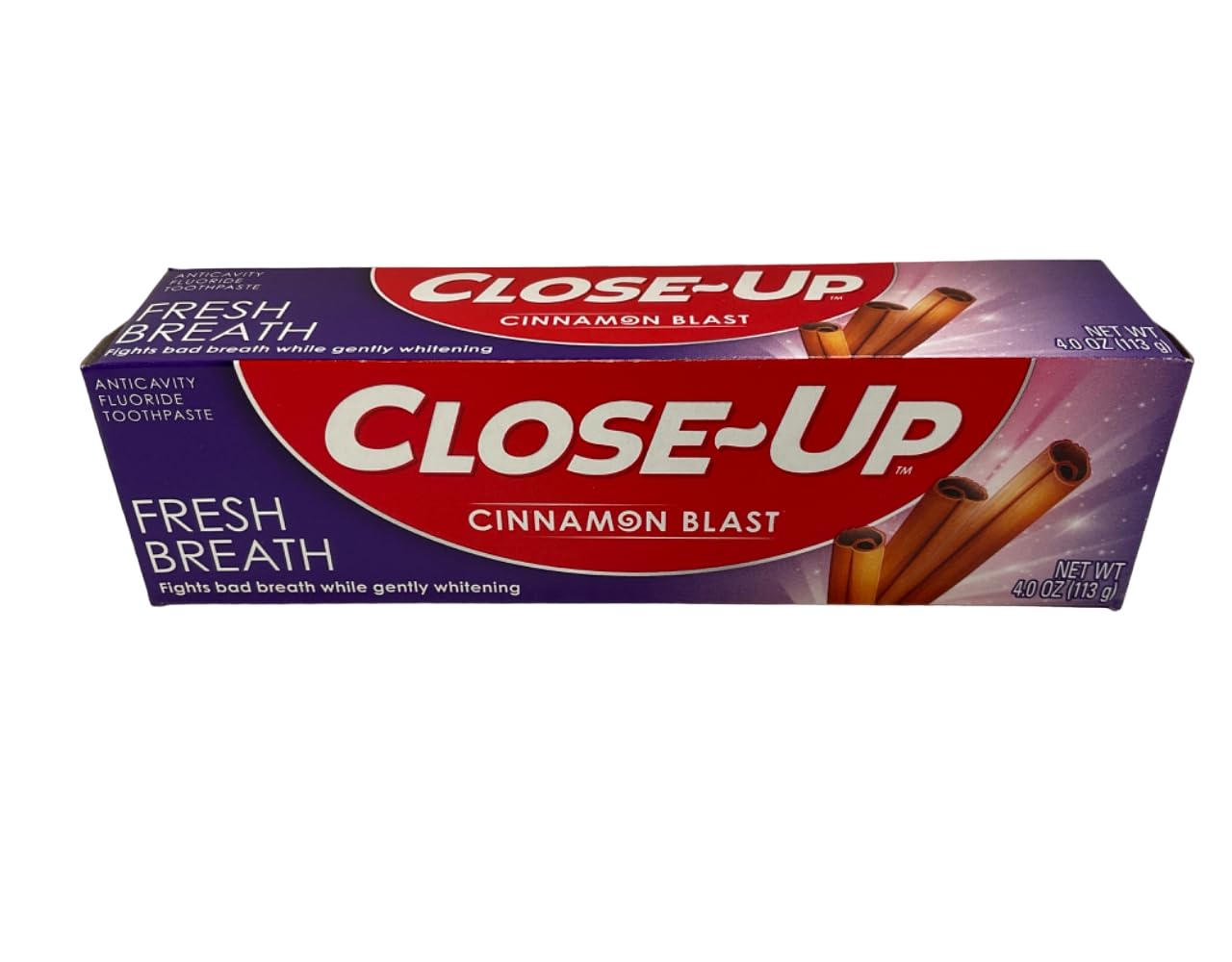 Close-Up Fluoride toothpaste red gel tube 4 oz – pack of 12