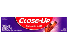 Six 6-ounce Close-Up toothpaste tubes in pack
