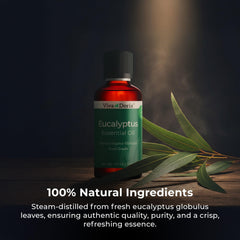 Close-up of pure eucalyptus oil