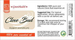 Diffusing clove bud essential oil for room fragrance
