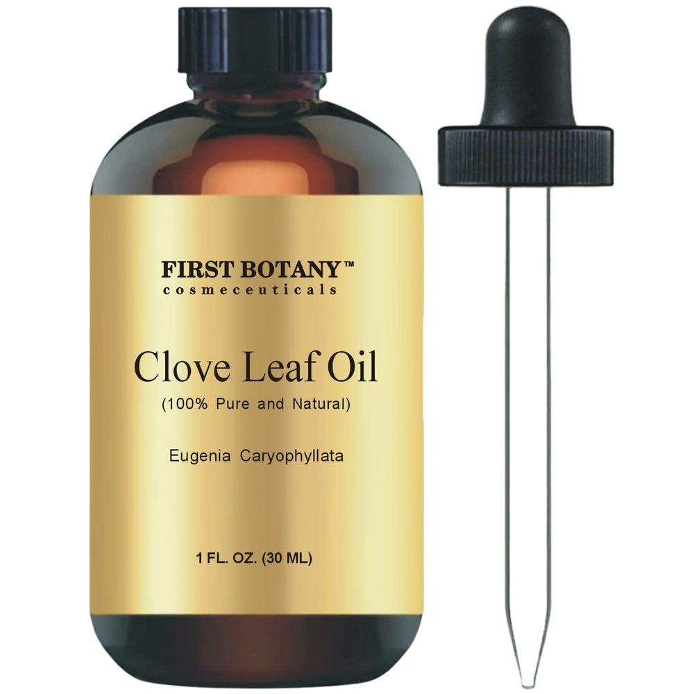 100% pure clove leaf essential oil bottle 1 oz