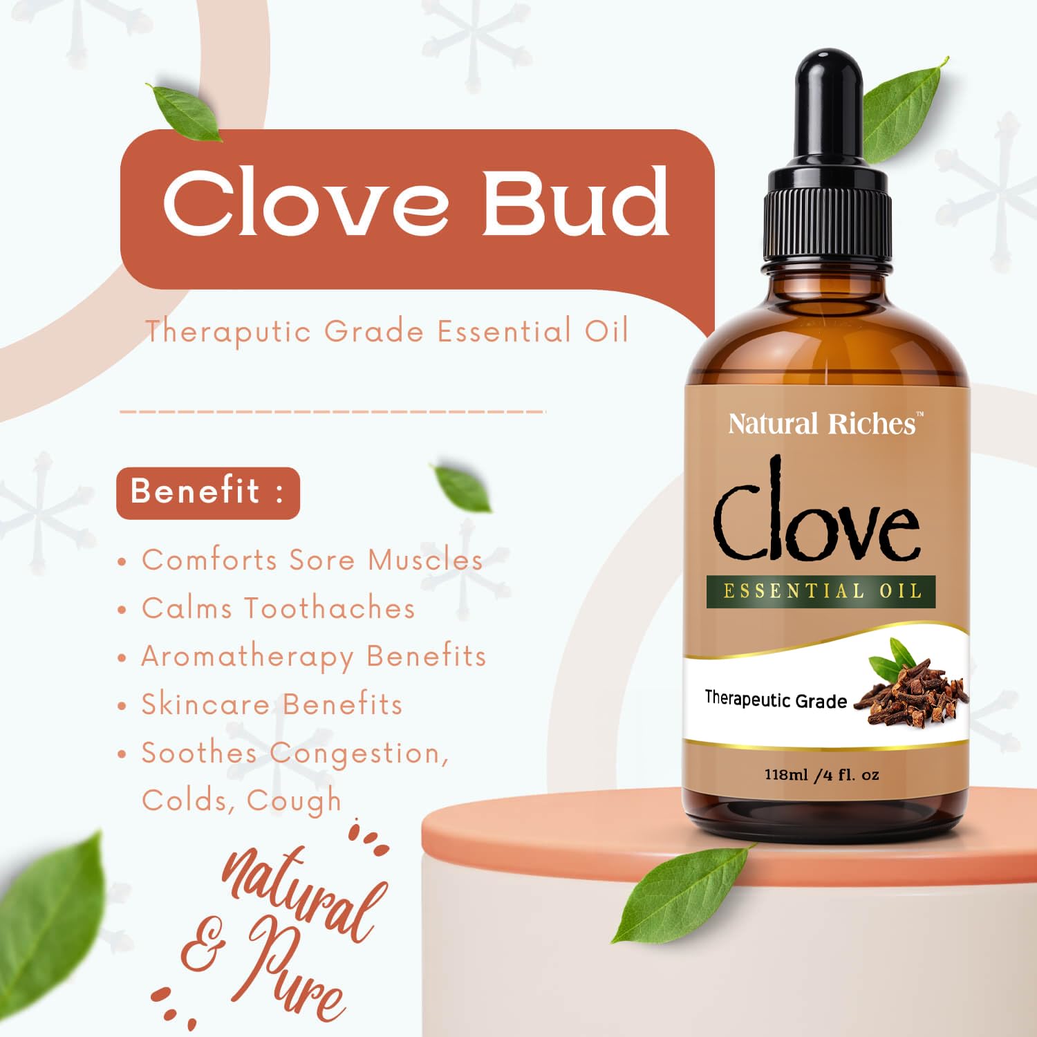 Clove oil for hair care and scalp treatment