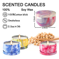 Lavender and vanilla scents featured in the collection