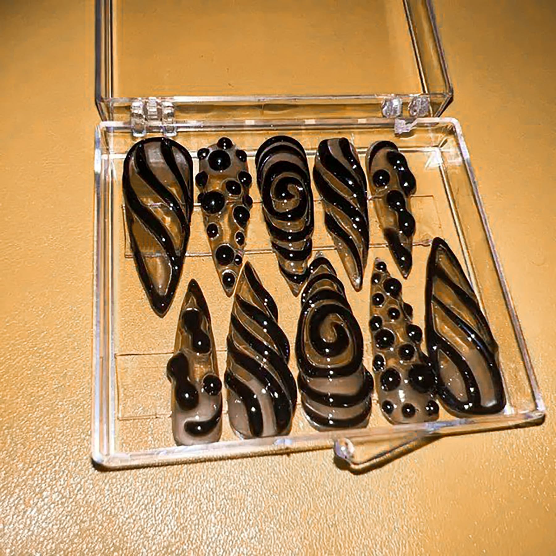 clvpai halloween press on nails set perfect for party styling