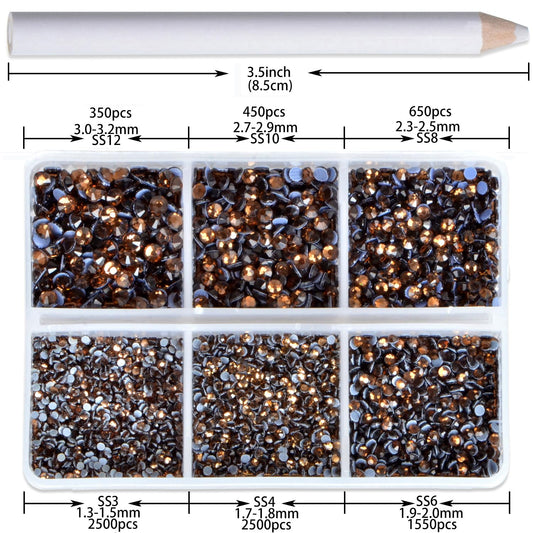 CMBYN grid-pack shows six sizes for easy sorting and precise placement.