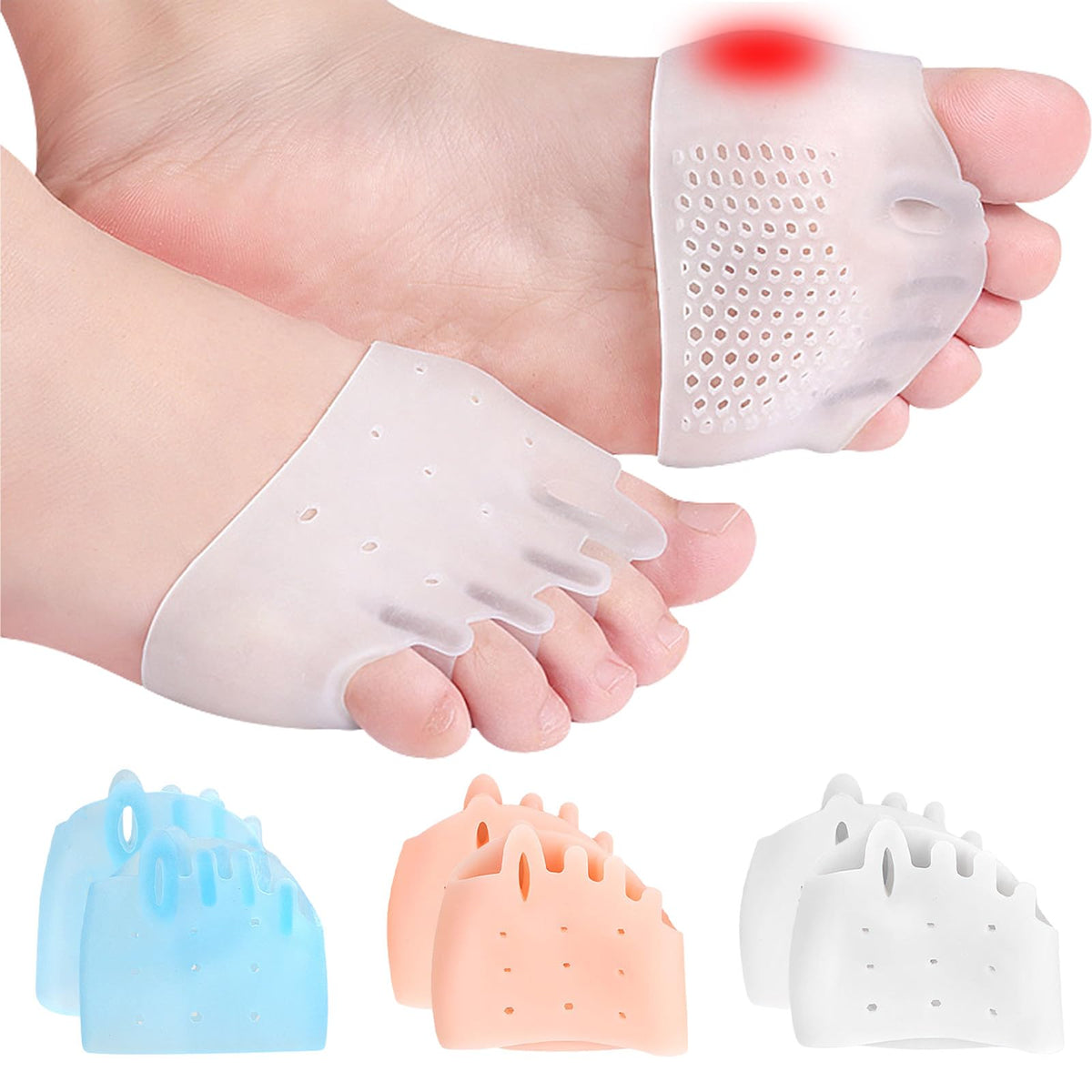 Cmbynbkp women's bunion corrector toe separators four-pair pack for daily comfort