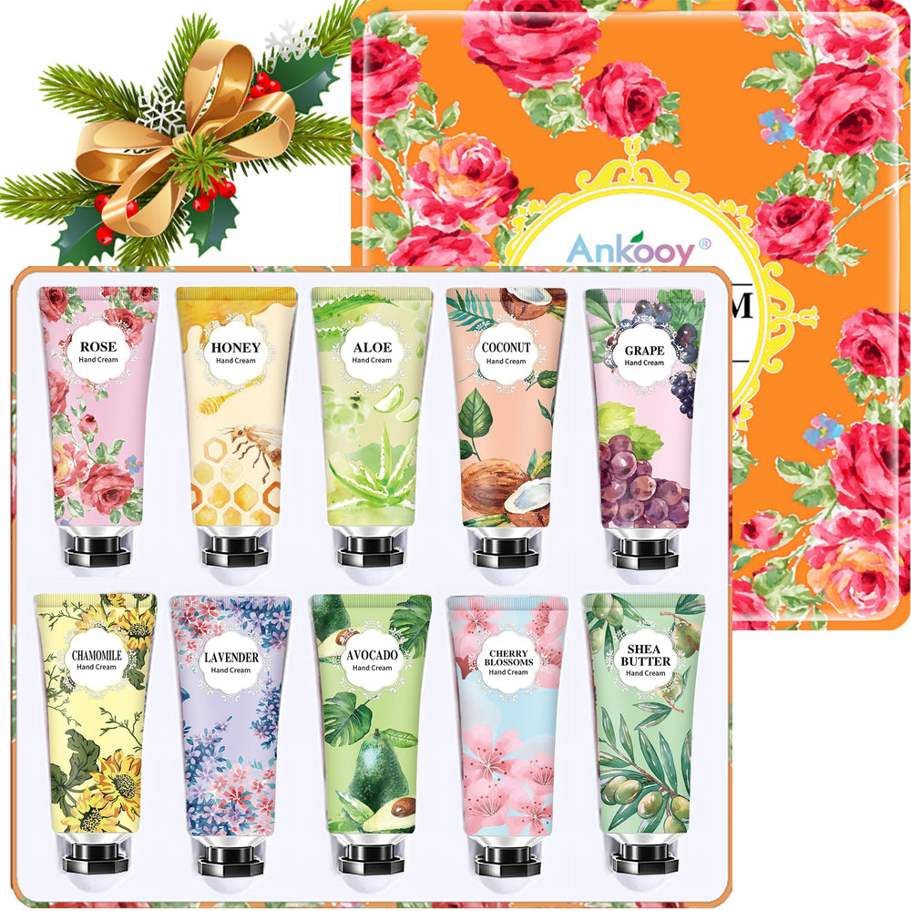 CMWGKBC hand cream 10-pack fragrance varieties for daily mood-boosting hydration.