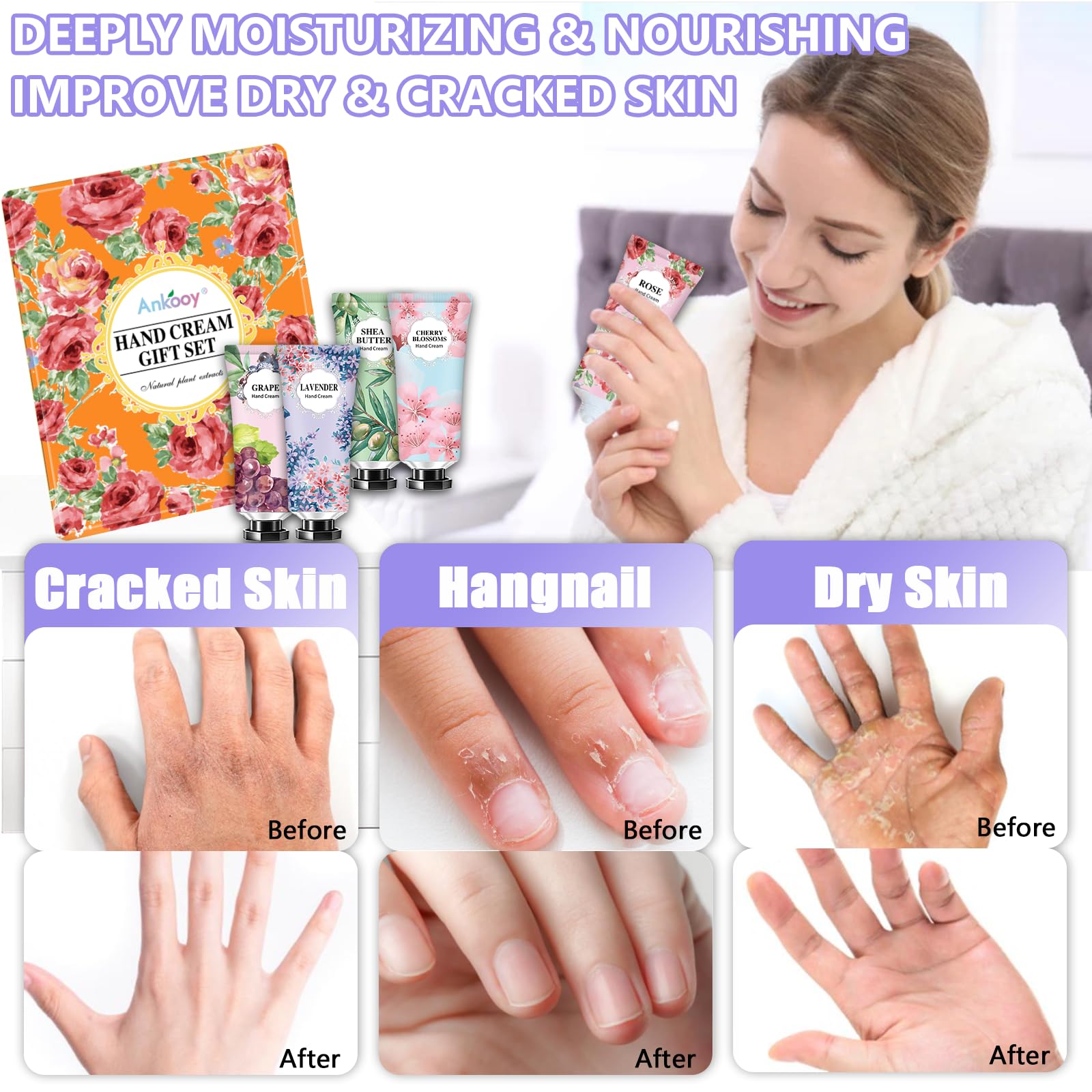 CMWGKBC gift-worthy hand cream set suits many occasions and recipients.