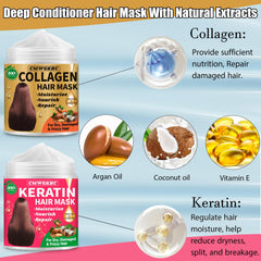 CMWGKBC keratin mask soft hair for smoother manageability