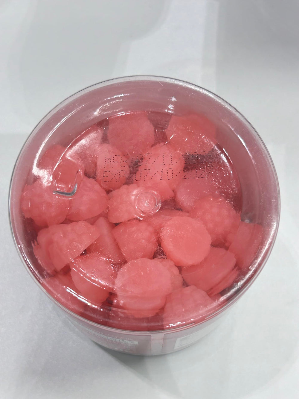 Gummies formula showing collagen and BCAAs