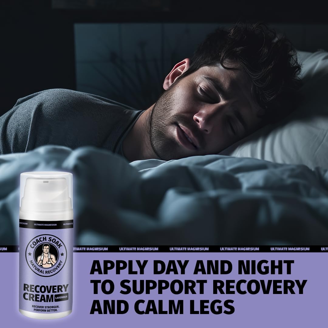 Coach Soak magnesium cream with menthol provides a cooling, refreshing sensation