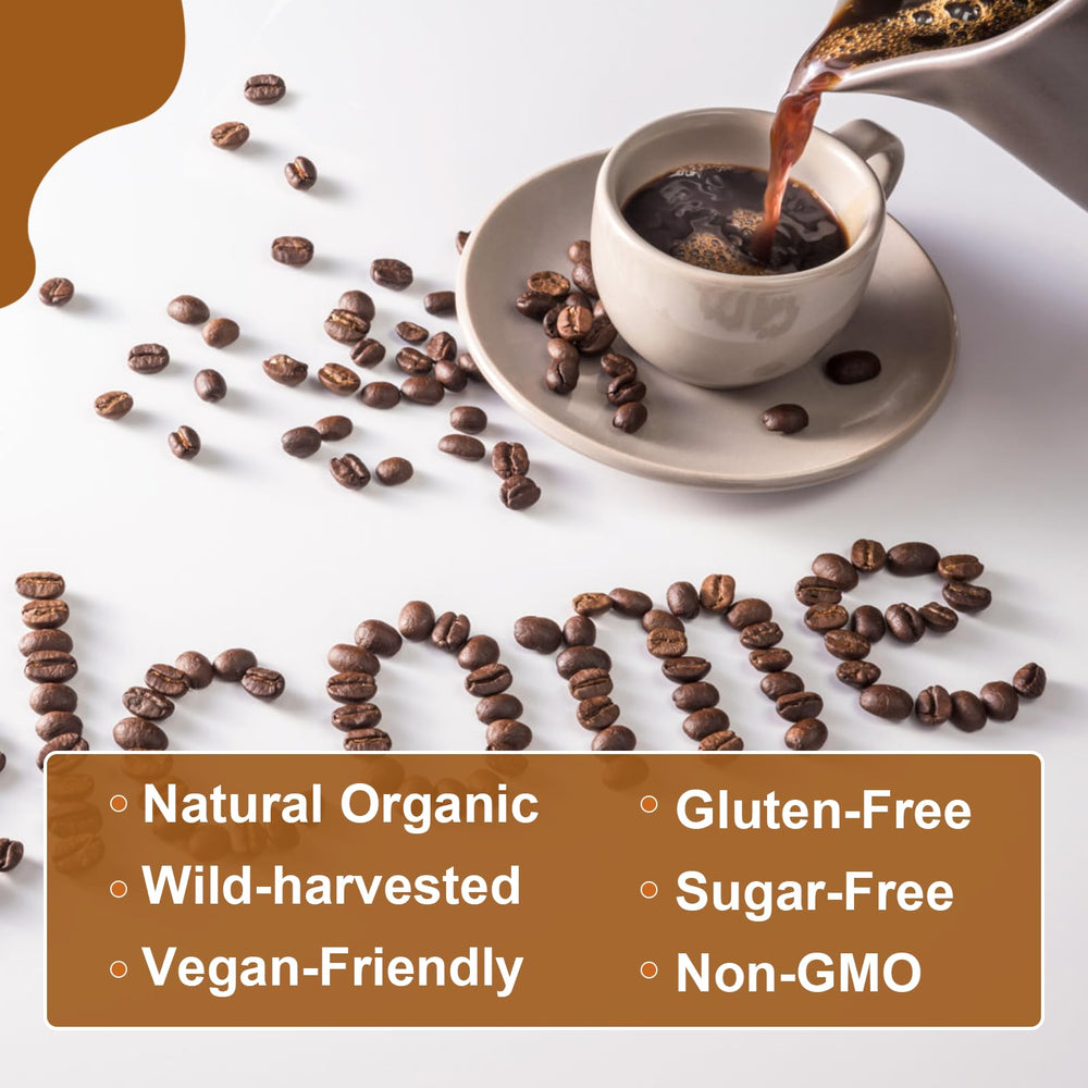 Cocoa powder and mushroom coffee mix