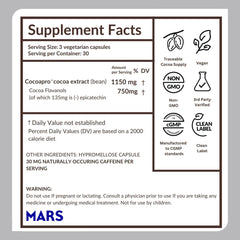 Gluten-free certification icon on CocoaVia Memory+ packaging