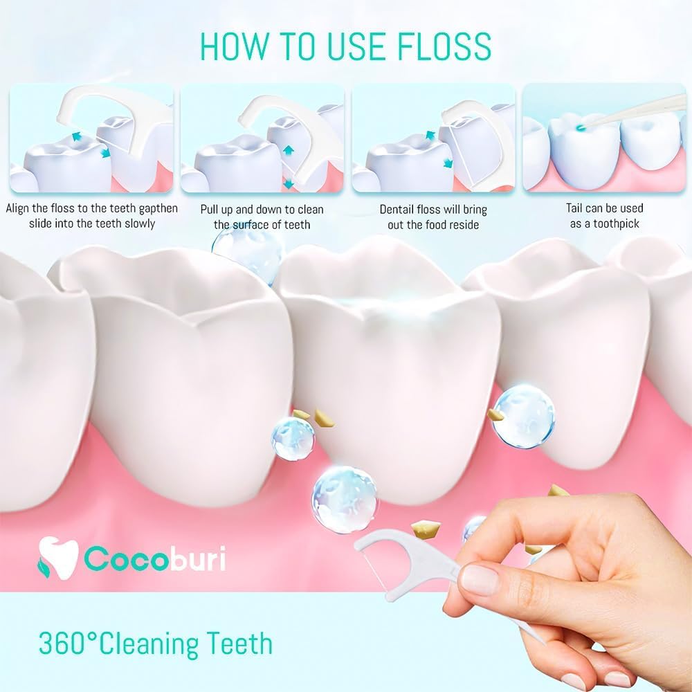 Ultra-fine floss pick close-up with polymer fibers